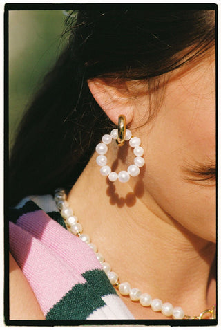 Boucles d'oreilles en perles | The Shell Dealer