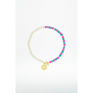 collier medaille soleil