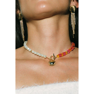 collier medaille soleil