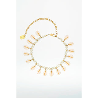 Collier coquillages Poppers Naturel - The Shell Dealer